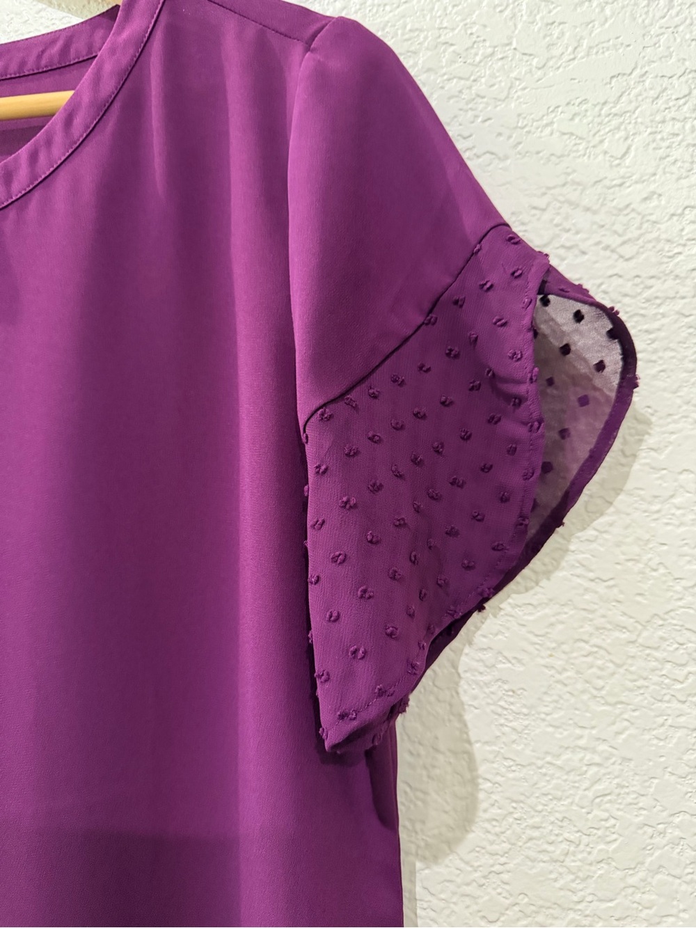 Van Heusen Deep Blouse Purple - Picture 2 of 3